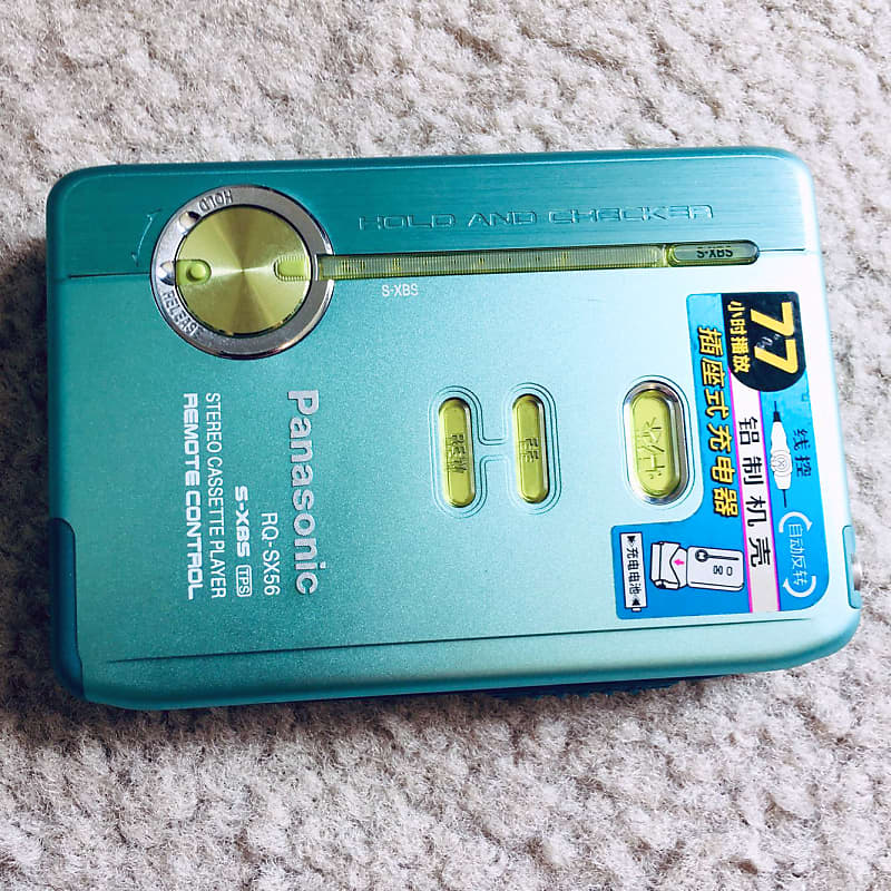PANASONIC RQ SX56 Walkman Cassette Player, Near Mint Candy Reverb