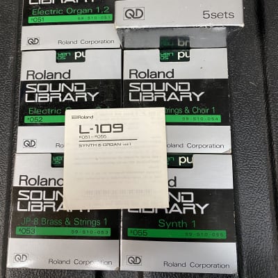 Roland Sound Library L-109 Synth & Organ Vol 1 for S-10 S-9