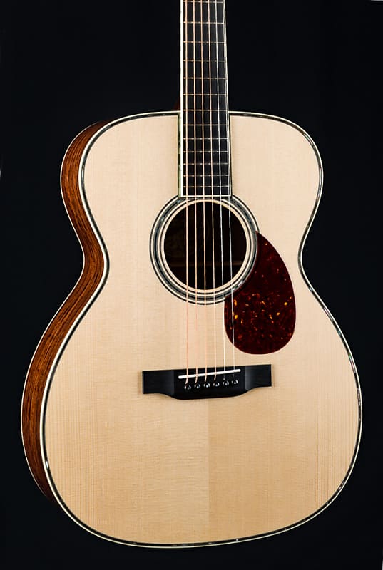 Collings OM-42 Custom Figured Bolivian Rosewood and German Spruce with Black Pearl NEW imagen 1