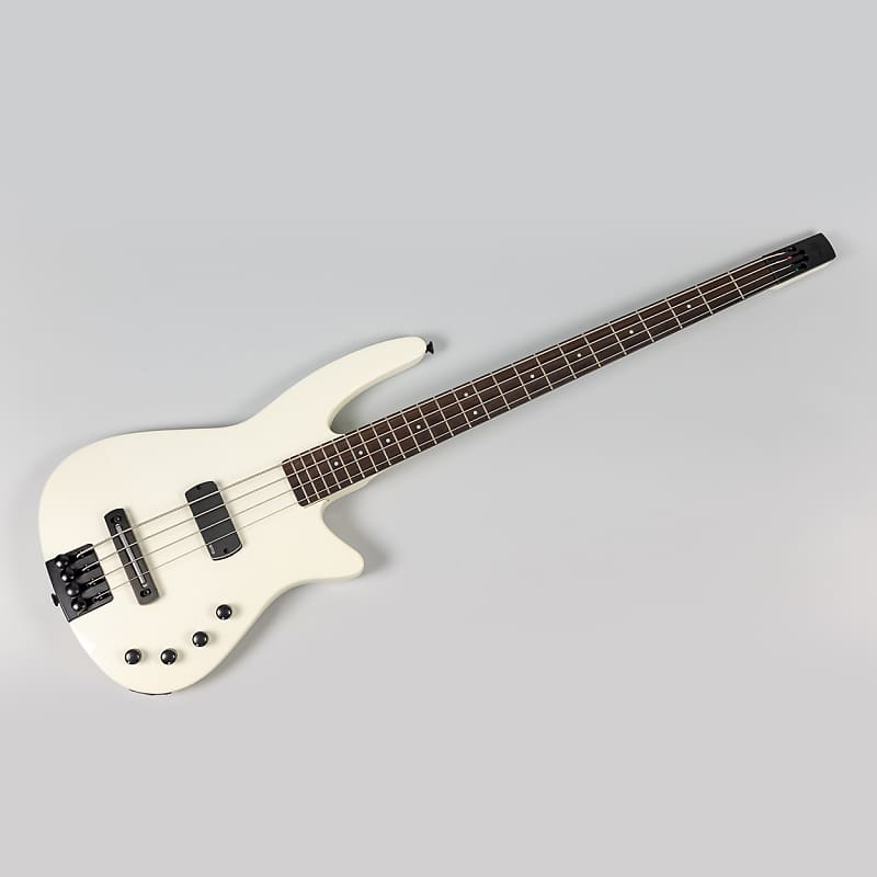 NS Design WAV Radius 4-String Bass in Metallic White (W160344) image 1