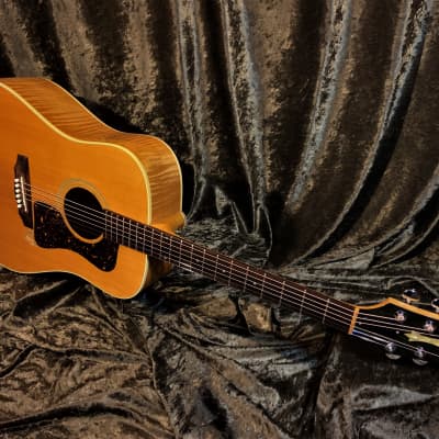 Guild D30 1987 Westerly Rhode Island Built Highly Figured Flame Maple Neck and Body Guild Acoustic image 12