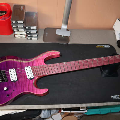 Kiesel NAM7 Aries Neck Thru 7 String Multiscale Beveled Top Guitar