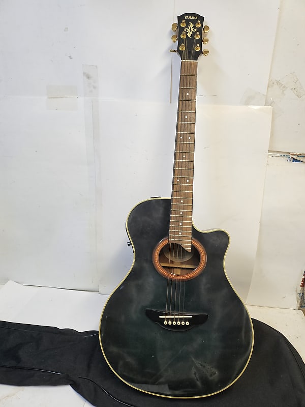 Vintage Yamaha APX-6A Blue Acoustic Electric Guitar Made in | Reverb