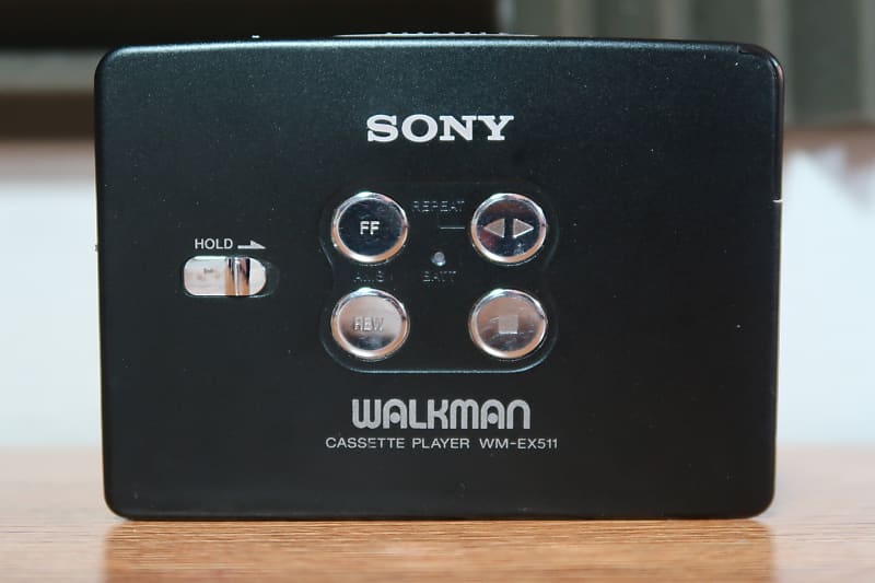 Sony WM-EX511 Walkman Black + Battery Holder + Remote | Reverb