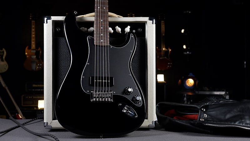 Squier Bullet P90 Stratocaster Hardtail 2020 - Black | Reverb