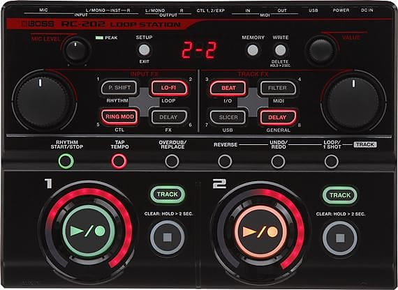 Boss RC-202 Loop Station with Multi-FX for Vocals and Instruments