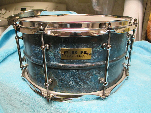 Pork pie 13x7 deals brass patina snare