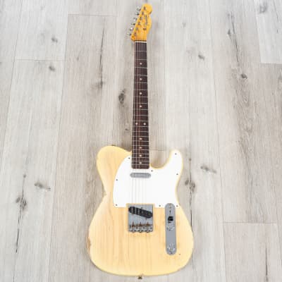 Fender 1960 Telecaster Relic Guitar, Rosewood Fingerboard, Natural Blonde image 3