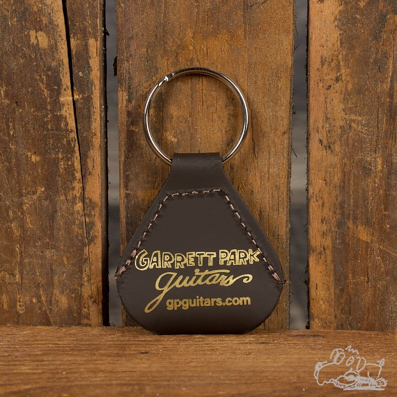 Garrett Park Guitars Leather Keychain Pick Holder - Brown image 1