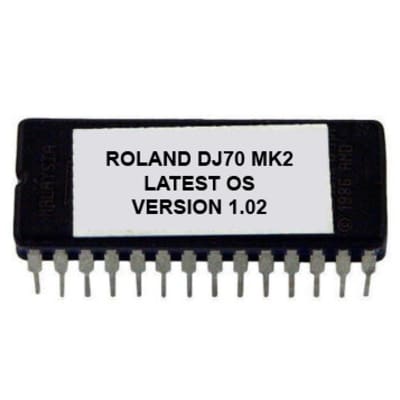 Roland DJ70 MKII firmware OS eprom update Version 1.02 Rom Mk2