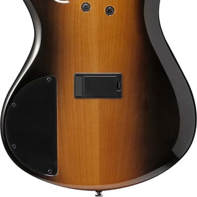 Ibanez SR370E SR Standard 4-String Bass Guitar, Surreal Black Dual Fade Gloss image 3