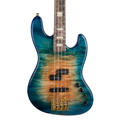 Spector USA Custom Coda4 Deluxe Bass Guitar - Desert Island Gloss - CHUCKSCLUSIVE - #154 - Display Model, Mint image 5