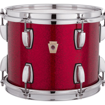 Ludwig Classic Maple Red Sparkle Fab 14x22_9x13_16x16 3pc Drums Shell Pack Made in USA | Authorized Dealer image 5