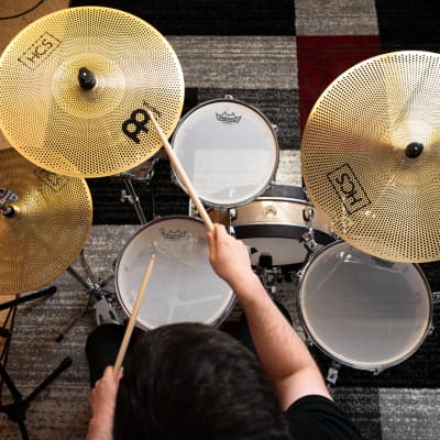 Meinl Cymbals HCS Complete Practice Cymbal Set with Quiet Volume for Drums — Low Noise Durable Brass Alloy and Musical Tone image 2