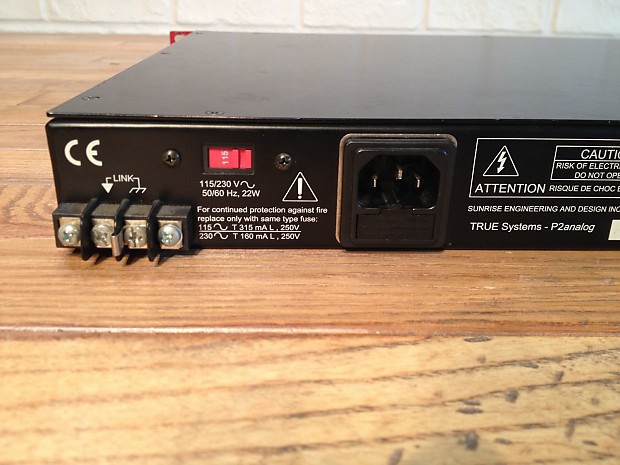 True Systems P2 analog 2 channel mic preamp rack excellent