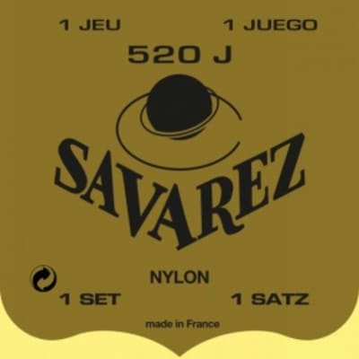 Savarez Traditional Super High Tension Nylon Classical Guitar Strings 520J image 1