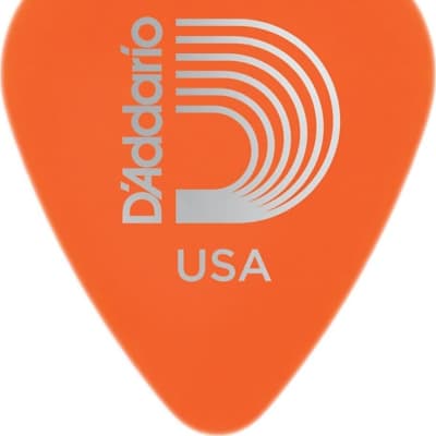 D'Addario 1DOR2-10 Light Orange 10-Pack Guitar Picks image 1