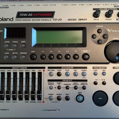 Roland TD-20 Percussion Sound Module w/TDW-20 Expansion Board | Reverb