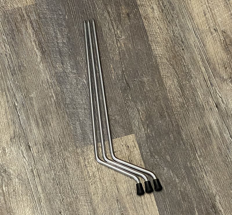 1960's Premier 9.5mm Floor Tom Legs Set of 3 Reverb