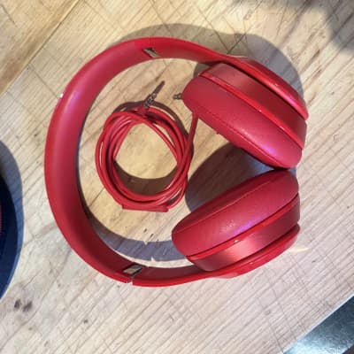 Beats by Dre - Beats Mixr Headphones - white/red, folding, with 