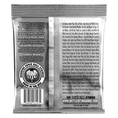 Ernie Ball P03127 Coated Beefy Slinky Electric Guitar Strings, 11-54, Made in USA image 2