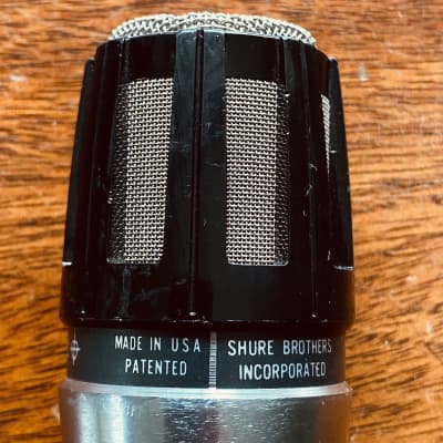 Shure 515SB Unidyne B Lo-Z Dynamic Microphone - 1970s Made in the USA image 5
