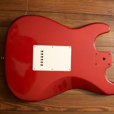 Fender Squire Strat - Candy Apple Red image 3