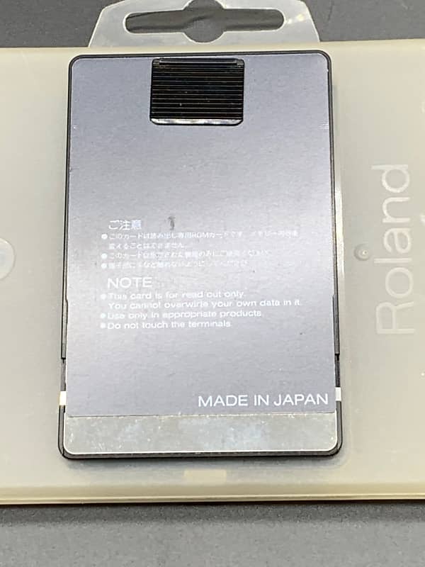 Roland TN-SC1-02 50's 60's Music Style Card Style Data Rom 02 Made in Japan  | Reverb