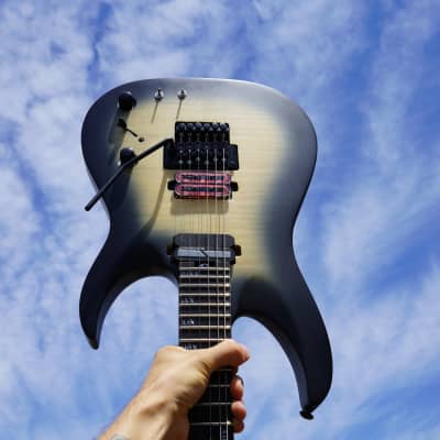 Schecter Diamond Series Prototype B-1FR/S Neck Thru | Reverse Burst | 6-String Electric Guitar image 1