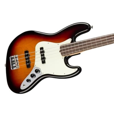 Fender American Professional Jazz Bass Fretless Guitar,  Slim C  Neck, Rosewood Fingerboard, Gloss Polyurethane, 3-Color Sunburst image 4