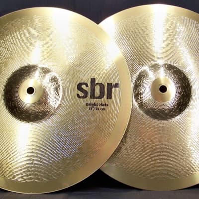 Sabian SBR 13" Bright Hi Hat Cymbals/Model #SBR1302BR/New image 1