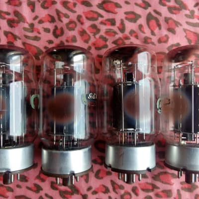GEC KT88 60's vintage power tubes valves matched quad