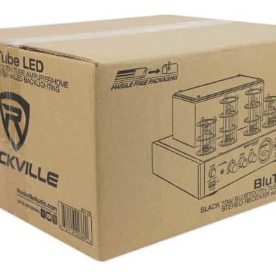 Rockville Tube Amplifier Amp Bluetooth Receiver For Klipsch RP-600M Speakers image 8