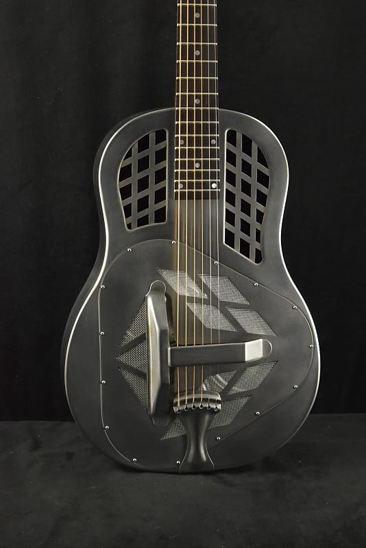 National Tricone 12-Fret Raw Steel image 1