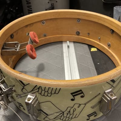 Ludwig & Ludwig - 14x5" (cut down)Top Hat and Cane Snare Drum 1940-1941 image 21