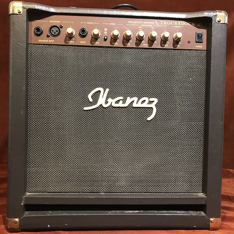 ベース Ibanez TROUBADOUR TA25 25W Ibanez Troubadour TA25 Acoustic Guitar Amp w Mic Input + EFX