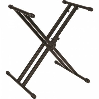 Extreme Cavalletto per tastiera pianoforte o consolle a X doppia - supporto  stand - ksxx Stand per tastiere