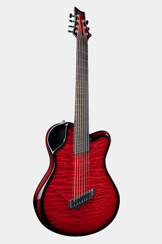 Emerald X20-7 String | 7-string carbon fiber electric/acoustic guitar image 1