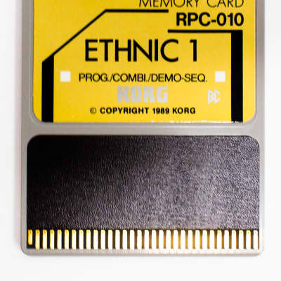 Korg M3R Memory & Rom Program Cards RPC-08 Percussion / RPC-10 Ethnic / Volume 4 image 4