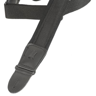 Levy's Leathers 2 1/2 Neoprene Padded Guitar Strap,Black, PM48NP2-BLK image 1