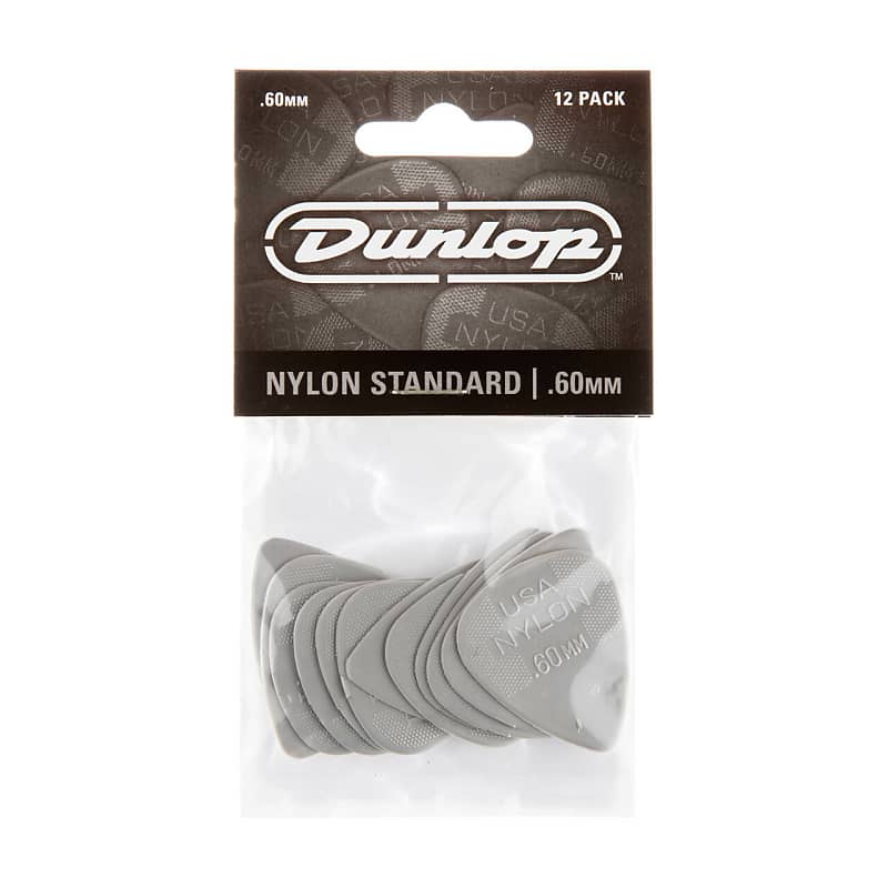 Dunlop Nylon Standard Picks .60MM - 12-Pack image 1