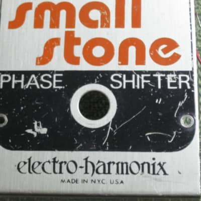 used vintage (mid to late 1970s) Electro-Harmonix Small Stone EH4800 USA TOP part of casing, color switch + screws, Power, In, Out Jacks +nuts/washers, some wires [NO: bottom part of casing, Circuit Board, CB Components, Pot, Switch, Light, Other Wires] image 13