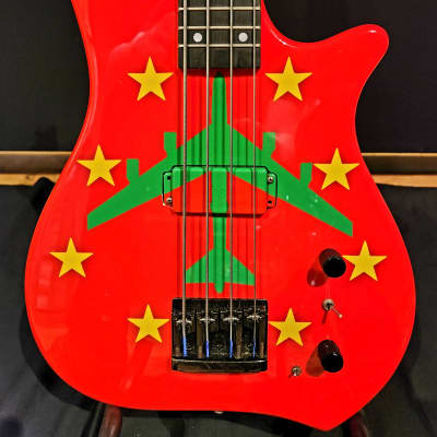 Tim Butler’s 1984 Custom 'Plane and Stars' Zon Legacy Bass for sale