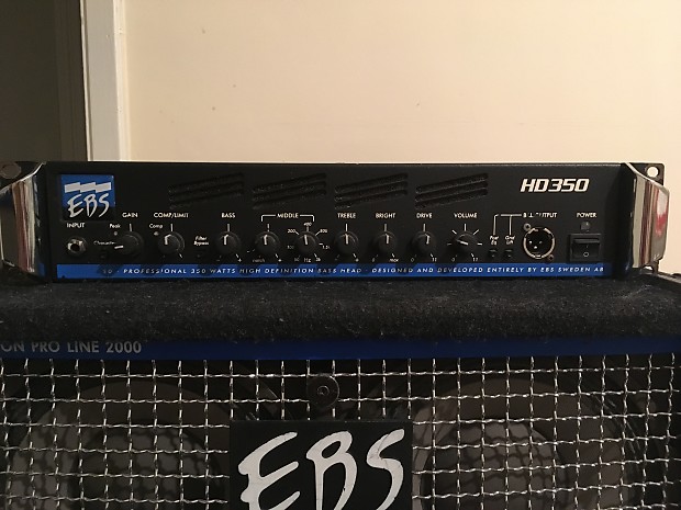 EBS HD350 Amp and Evolution Pro line 2000 4x10 cab | Reverb