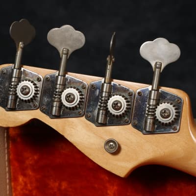 1964 Fender Precision Bass - Fiesta Red - OHSC image 7