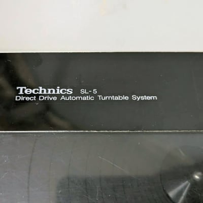 Technics SL-5 Fully Automatic Direct-Drive Turntable w/ Technics P228 Cartridge - Working image 7