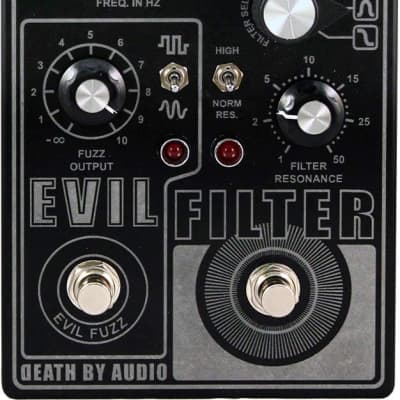 New Death By Audio Evil Filter Fuzz Guitar Effects Pedal w/ Cables image 3