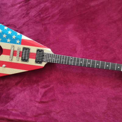 ESP/Navigator Flying V , Stars and stripes ( American's Flag 