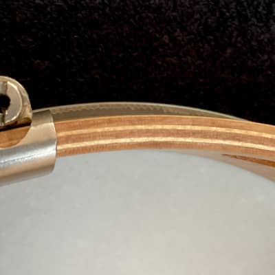 Ludwig 10” Tunable Wood Shell Tambourine Double-Row Jingles image 6