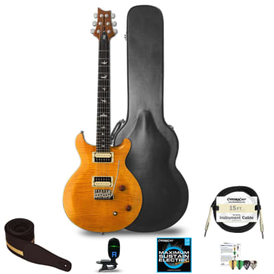 PRS SE Santana Electric Guitar with Hard Case and Accessories